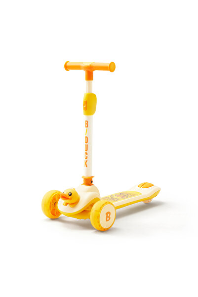 B.Duck - 3 wheel kids scooter, Adjustable Handle Kick Scooter with LED PU Whe...