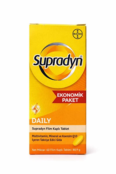 Bayer Supradyn Daily Multivitamin+Coq10 60 Tablet