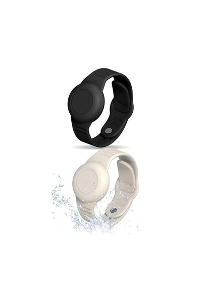 Arabest Waterproof Airtag Bracelet for Kids Compatible with Apple AirTag,Adju...