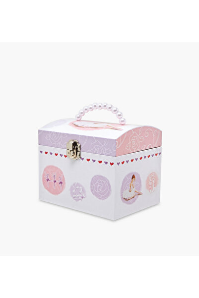 Lifestyle Jewellery Organiser with Ballerina Print - 17 x 13 x 14 cms