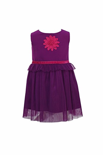 ambar studio BLAKELY purple tulle girls dress