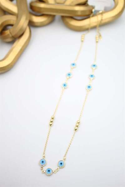 MENESSA قلادة نازار من شوبينج - 50 سم - ذهبي