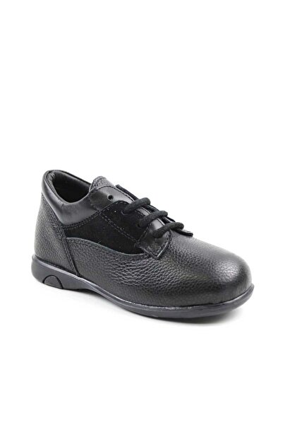 tino Pantofi casual, de copii , din piele naturala 2635-NEGRU/3