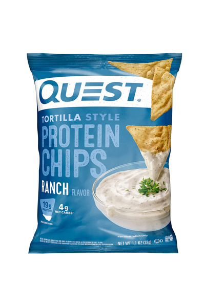 Quest رقائق بروتين بنكهة الرانش على طريقة التورتيلا 32 غرام