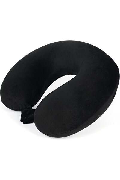 Generic U-Shaped Travel Neck Pillow for Adults, Portable and Comfortable for ...