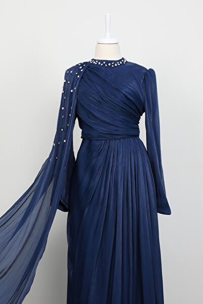 Lamia Giyim İlkin Yoryo Abiye Lacivert