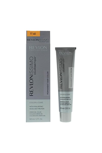 Revlon , Revlonissimo Colorsmetique, Permanent Hair Dye, 77.40 Intense Light ...