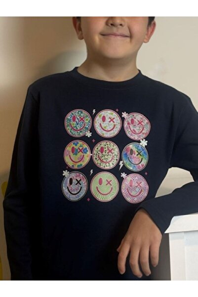 Mir KidsClup تي شيرت بأكمام طويلة من قماش الإنترلوك للجنسين