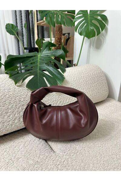 STİL SİDELYA Düğüm Detaylı Fermuarlı Kadın El Çantası