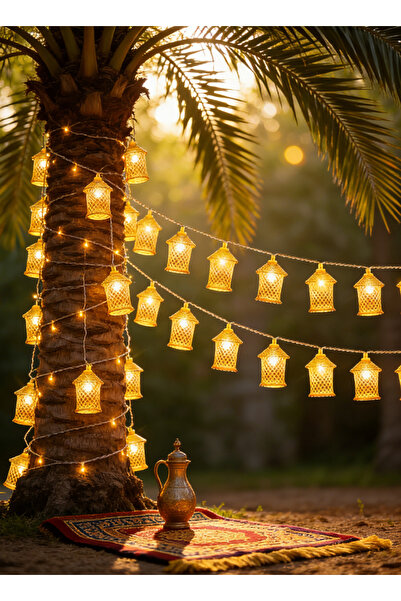 Pomefar Ramadan Lights, 20 LED Fairy Lights 10Ft Battery Powered for Ramadan ...