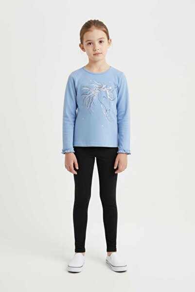 OEM Bluza cu guler rotund