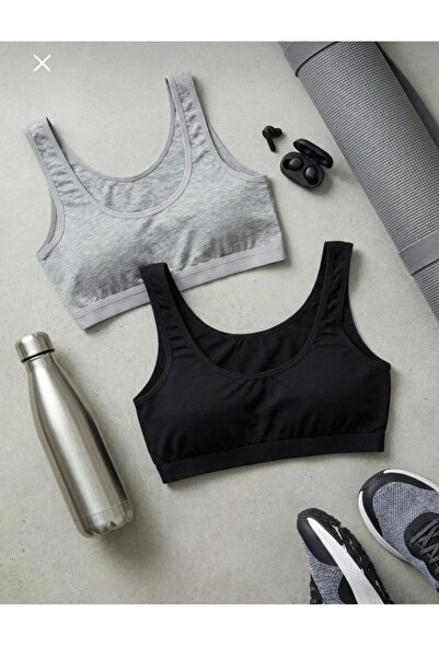 NARIYA Γυναικείο Σουτιέν Μεγάλου Μεγέθους από Βαμβάκι, 2 τεμαχίων, με ενσωματ...