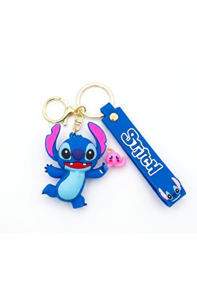 OEM Silicone Keychain and Backpack Charm, Cartoon Character Style, Blue with ...