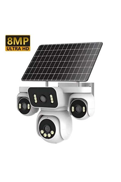 G.RUNWAY New AOV Smart Solar-Powered Camera with Four Wireless Lenses