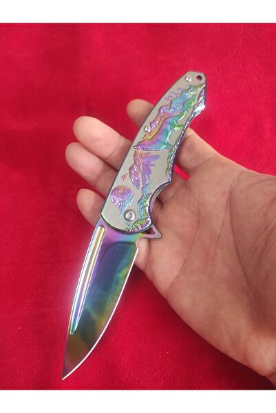 tekinhediyelik Kurt İşlemeli Çakı