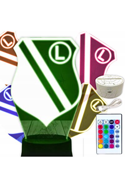 Other Night Light for Children Legia Warsaw Coat of Arms Logo for Christmas 1...