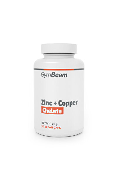 GymBeam Chelat de zinc + cupru, 90 capsule