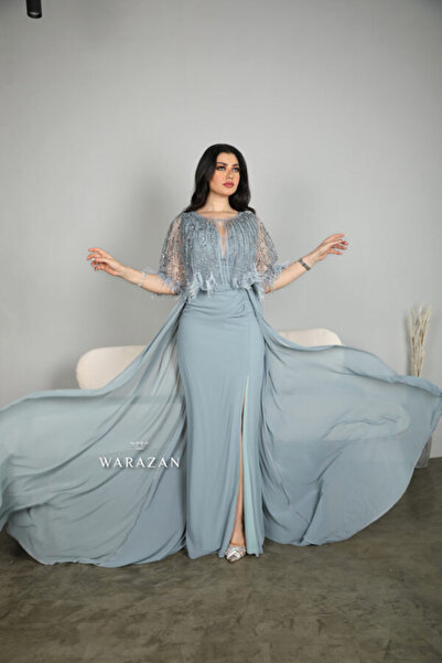 Warazan Two-piece evening mask dress