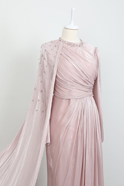 Lamia Giyim İlkin Yoryo Abiye Pudra