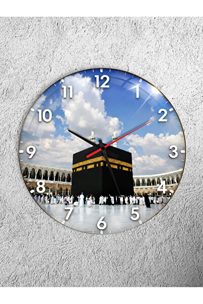 Olinpa Unbreakable Glass Wall Clock, Both Table and Wall Clock, Kabe-İ Şeri̇f...
