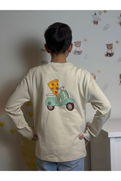 Mir KidsClup تي شيرت بأكمام طويلة من قماش الإنترلوك للجنسين