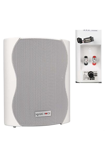 MagicVoice F-LHY4S 4" (10 CM) Hat Trafolu Duvar Tipi Sütun Hoparlör (10W RMS ...