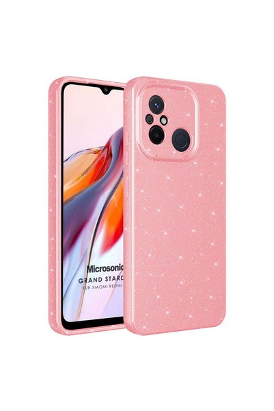 Microsonic Redmi 12C Case Grand Stardust Pink
