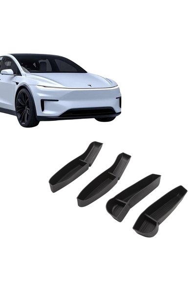 TESLA Juniper Door-Mounted Wide Organizer - Set of 4 - Black