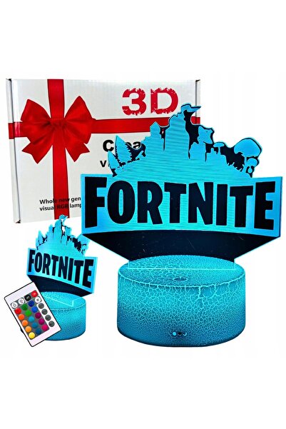 Other Lumină de noapte LED 3D Fortnite Battle Royale pentru copii + telecomandă