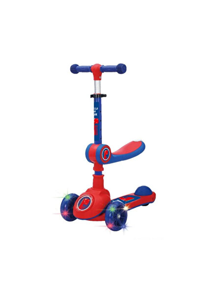 Lumi LUXURY Scooter with Removable Seat for Children Red Blue