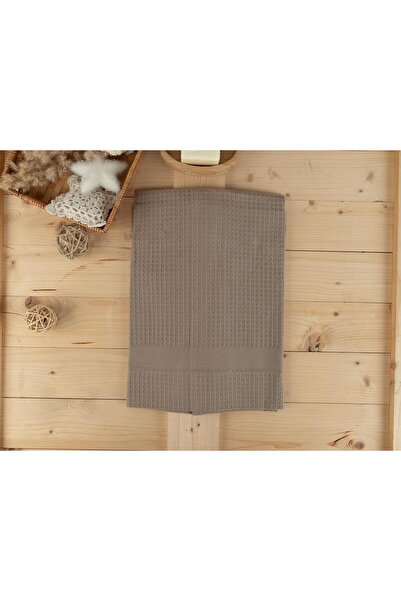 Baveno Βαμβακερή πετσέτα πικέ μονής όψης 60x110 εκ. με σχέδιο βάφλας μποέμ