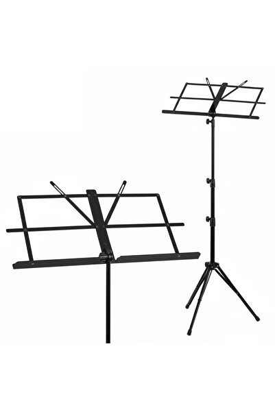 MagicVoice MV-19497 Orkestra Tipi Nota Sehpası Metal Katlanır Perfore Tabla S...