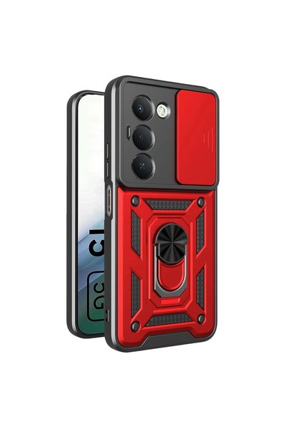 Microsonic Redmi 15 Case Impact Resistant Red