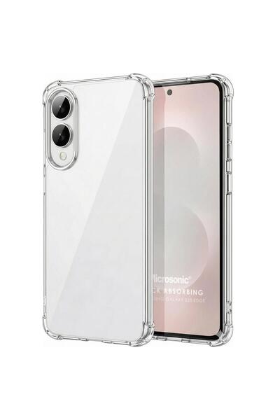 Microsonic Samsung Galaxy S25 Edge Case Shock Absorbing Transparent