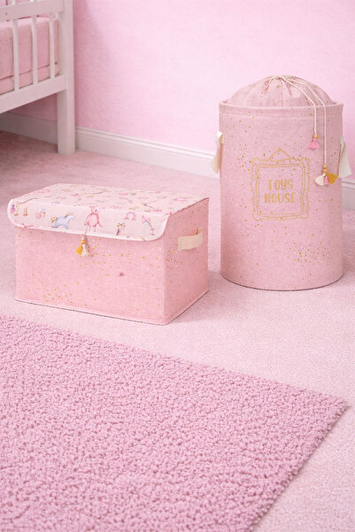 PONÇİK BEBEK Set of 2 Baby & Kids Room Organizing Boxes Baby Bagged Item Coll...