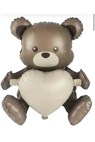 Çemrek Süs Parti دب قلب جالس بتصميم ريترو 1 قطعة 70 سم