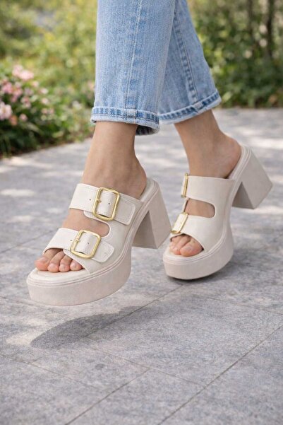 ds Dicle Stil Duplo Sa detaljem kopče Žensko Sandale