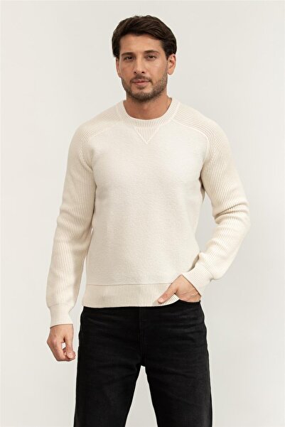 BOSS Erkek Bisiklet Yaka Sweatshirt