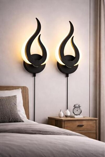 nory Modern Flame Design Wall Light