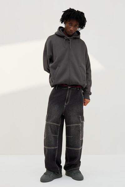 Bershka Kargo paraşüt jean