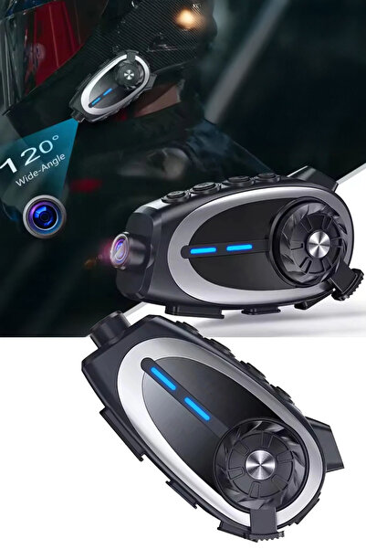 TechnoStation Yeni Nesil Portatif Tasarım Motosiklet İnterkom Özellikli Kask ...