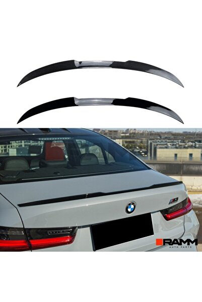 Universal BMW G20 M3 Stil Bagaj Spoiler Parlak Siyah