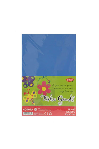 daço Hartie Gumata 10 coli, Daco Albastru (HG401A)