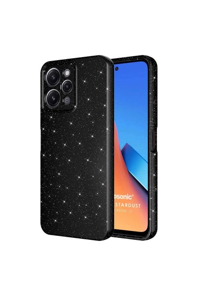 Microsonic Redmi 12 4g Case Grand Stardust Black