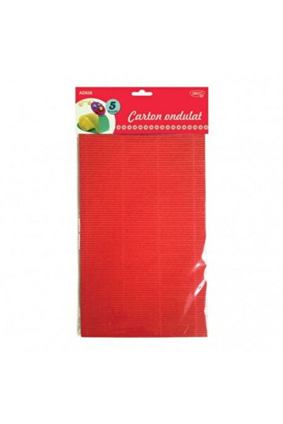 daço Carton Ondulat A4, 5 coli, 5 culori (AD028)