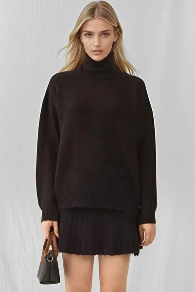 Hiccup Πλεκτό σετ με υψηλό γιακά με υφή BDART