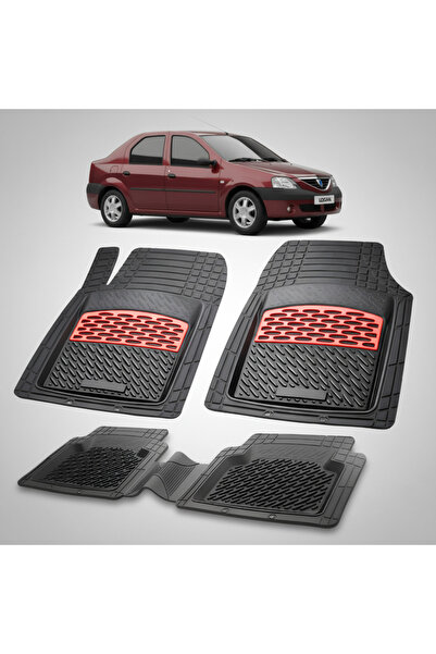 TEAMCAR Dacia Logan 2004-2008 Συμβατά Πατάκια Δαπέδου |   Κόκκινη Έκδοση – Ομ...