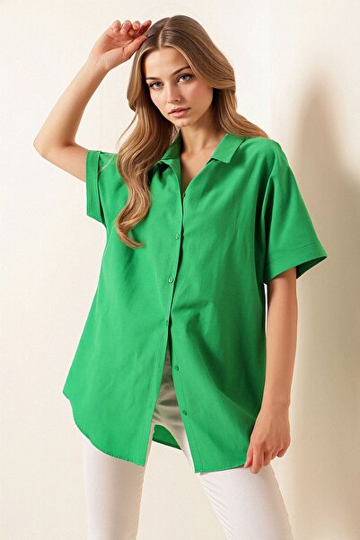 Hiccup BDART Kısa Kollu Poplin Gömlek