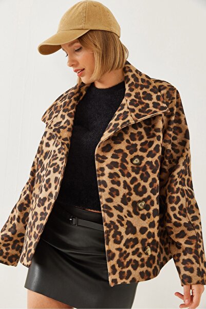 Hiccup Jachetă de lână cu două rânduri de nasturi Bianco Lucci