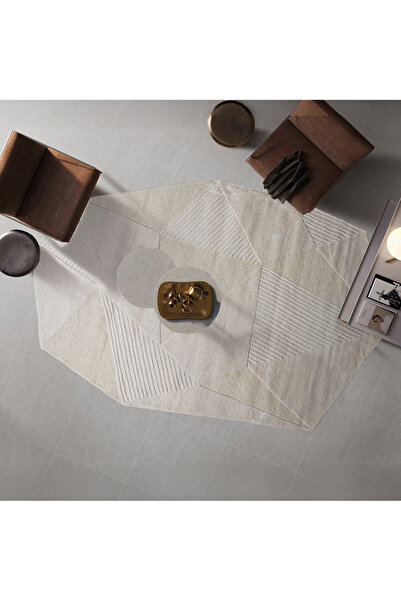 Cottage hand tufted wool rug 160*230cm